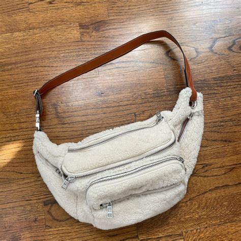 shearling fanny pack